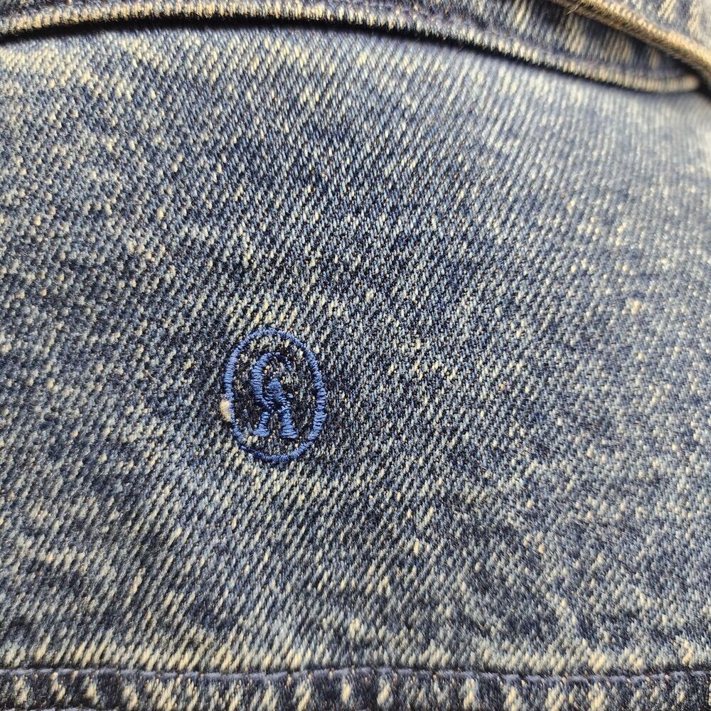 Christine Alexander Denim Jacket Women L Blue Vintage‎ Western Rhinestone Bling - Picture 12 of 15